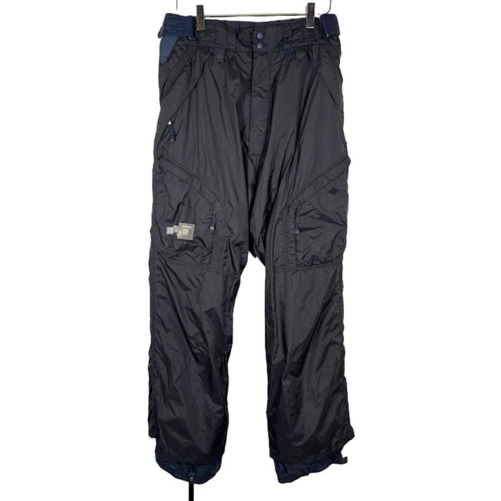 FourSquare Men's Lightweight Snow Pants M Black Lined Waterproof Windproof
